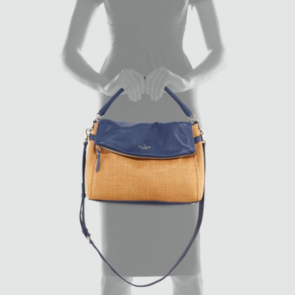 KATE SPADE NY Cobble Hill Minka Straw Bag - Picture 4 of 4